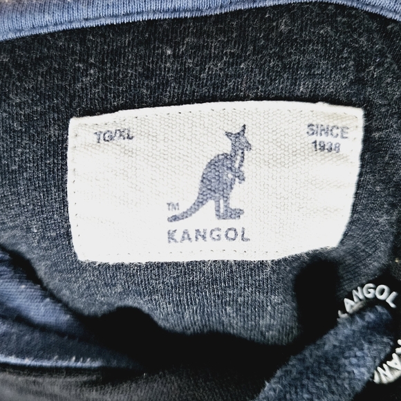 KANGOL | pullover kangaroo pocket hoodie sweatshirt - Picture 8 of 10